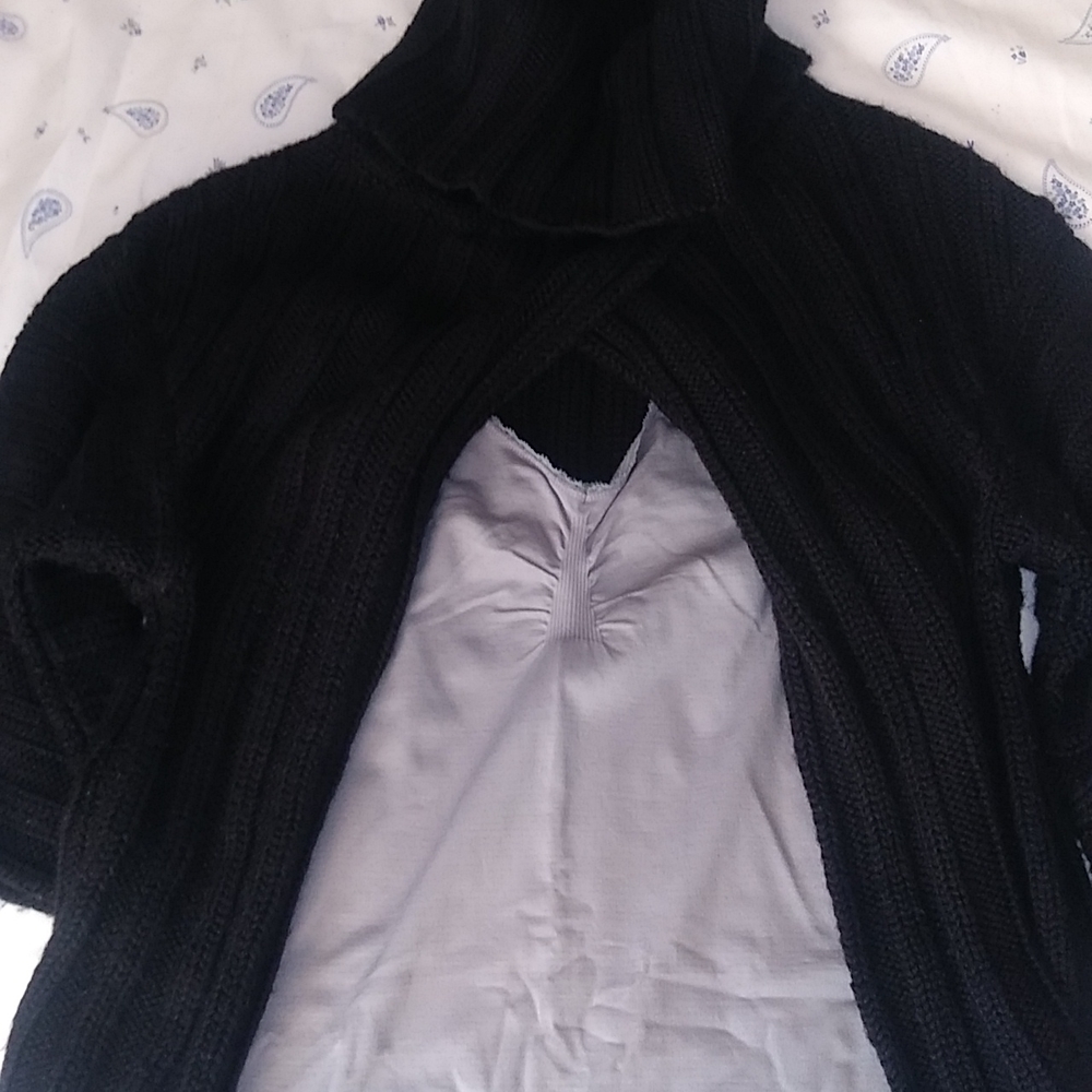 Bebe Sweater with Open Front